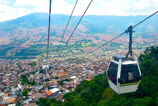 panoramic view of medellin
