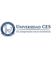 The logo of Vision University of Universidad CES endorses VeneersColombia's commitment to excellence in dental practice.