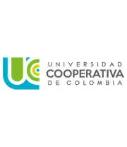 The logo of Universidad cooperativa de Colombia endorses VeneersColombia's commitment to excellence in dental practice.